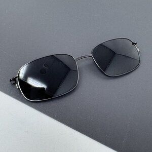 EASYCLIP Clip On Polarized Sunglasses Magnetic Clip 1033 20 Shiny Dim Grey 55-18